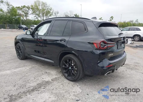 2022 BMW X3 Sdrive30I z USA, uszkodzony, nr VIN 5UX43DP09N9K95185